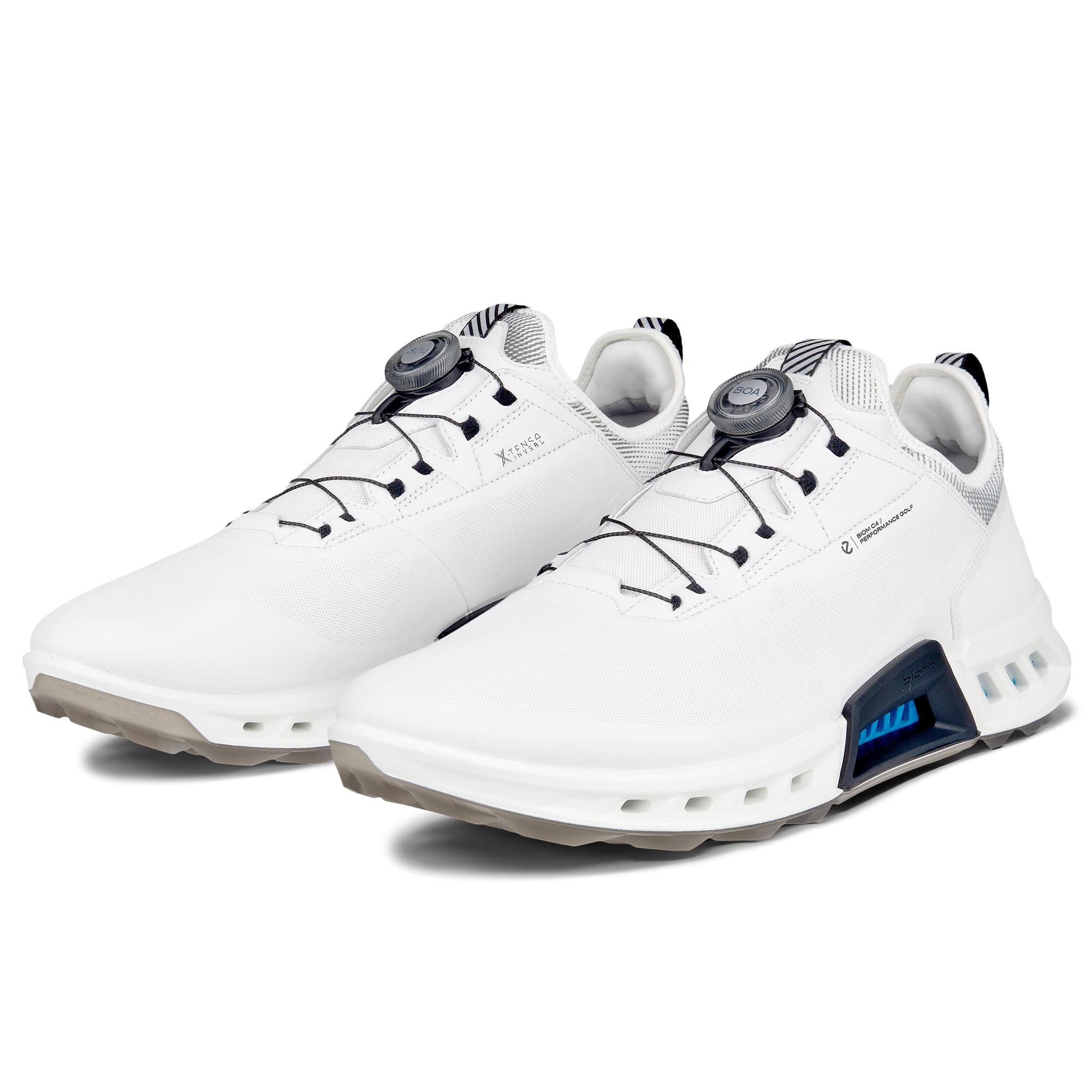Ecco Biom C4 BOA Gore-Tex Mens Golf Shoe White/Black